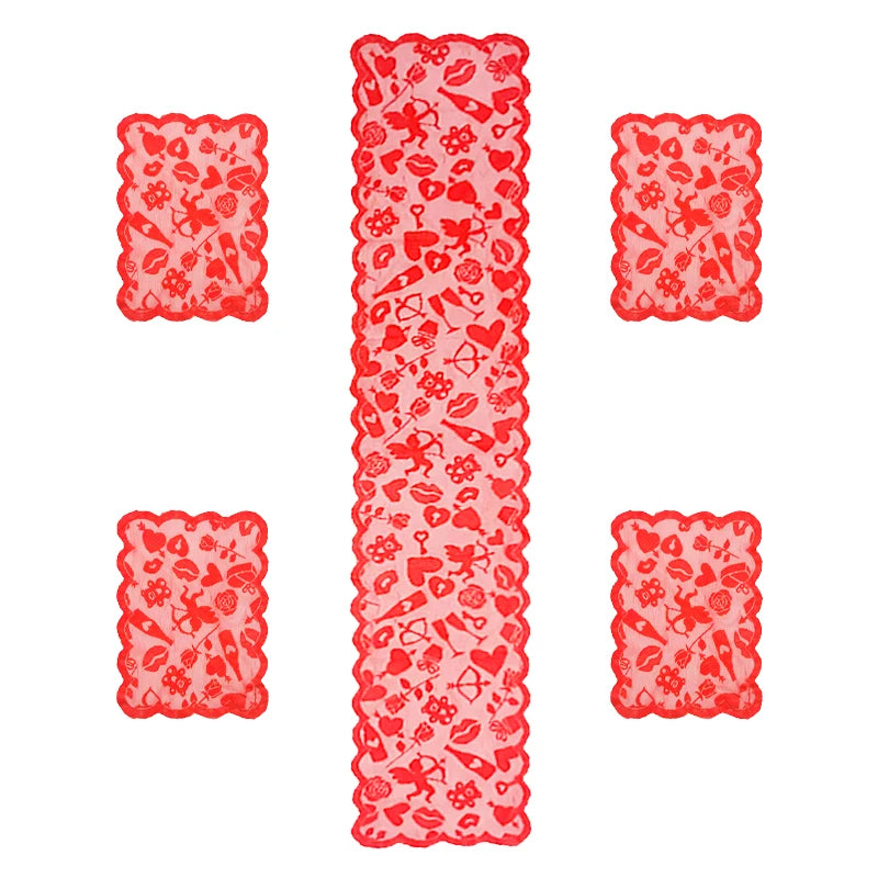 Toalha de mesa para o dia dos namorados, 183x133cm, decoração dia dos namorados