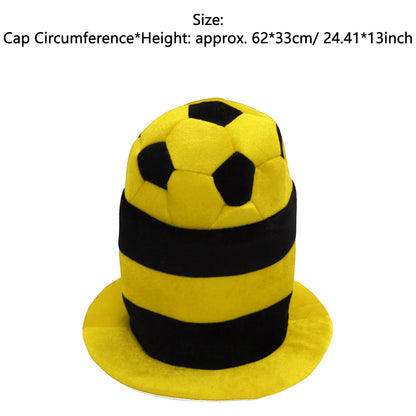 Chapéu Bola e Bandeira Brasil Copa do Mundo 62*33cm / 24.41*13 Pol.