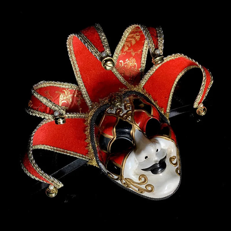 Máscara de baile de máscaras veneziana, máscara facial completa, máscara cosplay