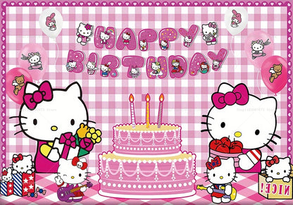Cenários para festa Hello Kitty Girls  para festa de aniversário de gatinho, lembrancinhas