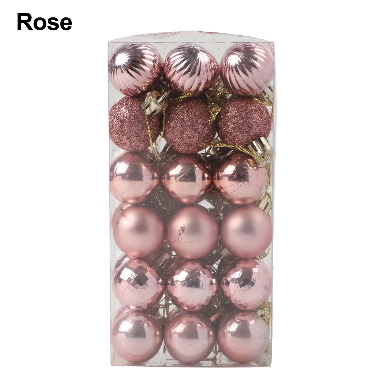 Bola de Natal 17.5cm*8.5cm*6cm Pacote 36 Enfeites Natal Decorações Bola Inquebráveis
