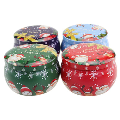 Velas perfumadas de Natal conjunto de presente 70 g fragrância forte velas