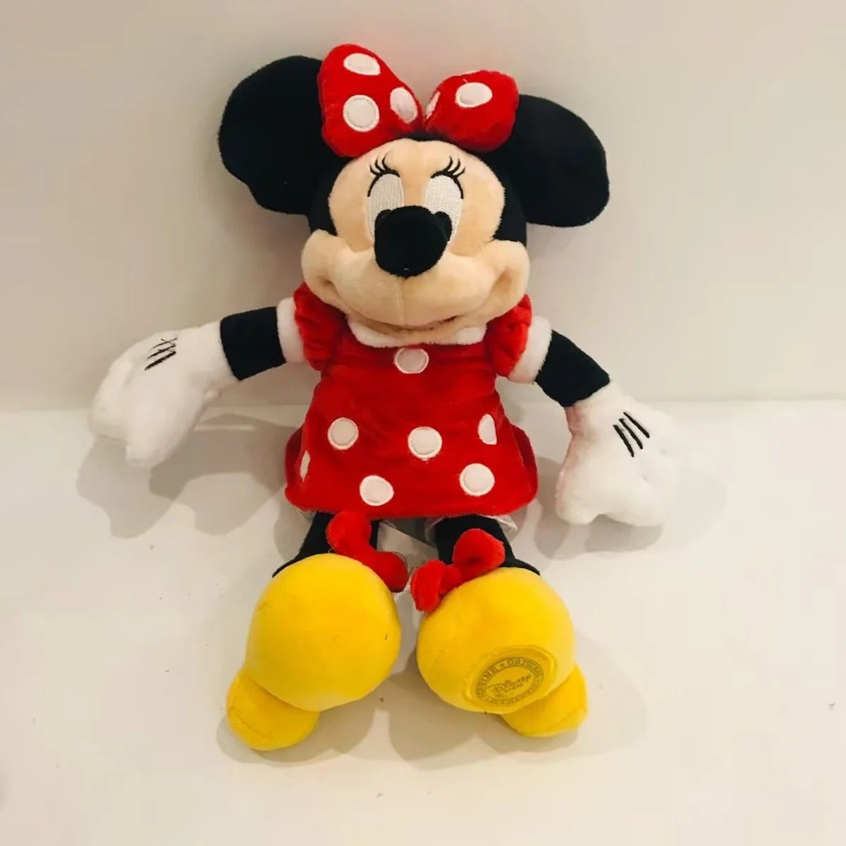 Pelúcia Casal Boneco do Mickey e Boneca da Minnie Rosa 35cm Boneca Minnie Rosa