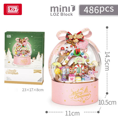 Globo De Neve De Natal, Estatueta De Casa De Vila