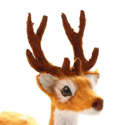 Decoração genéricas de rena de natal, estatueta de alce, lembrancinhas, escultura animal