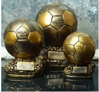 Bola de Copa do Mundo Futebol Dourado Personalizável Troféu Copa Mundo Troféu Futebol