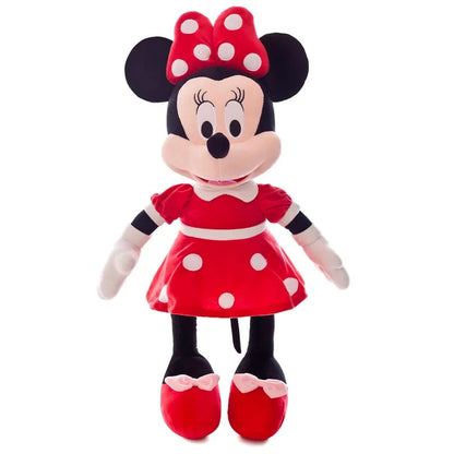 Boneco Mickey Short (Vermelho) Bonecas Pelúcia Minnie Vermelha  Mickey Tamanho 50cm