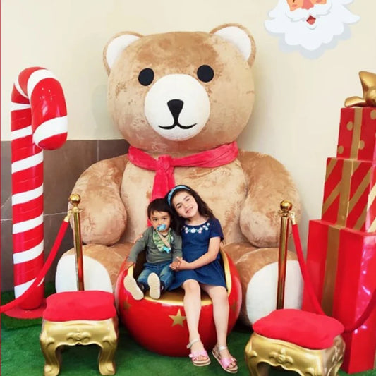 Poltrona Trono Cadeira do Papai Noel Natal Cadeira Gigante para Shopping Cadeira Gigante