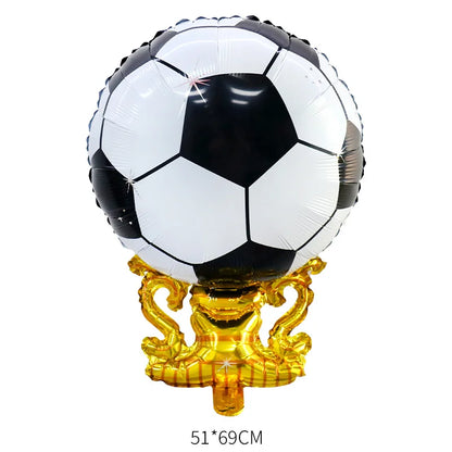 Balões de futebol copa do mundo 4D troféu da Copa do Mundo decorações de festa futebol