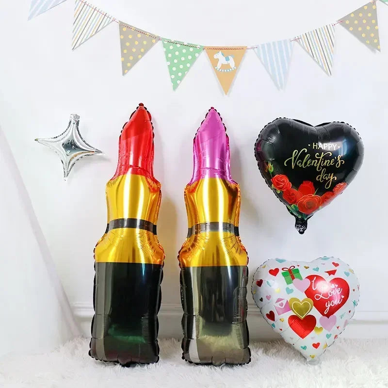 Balões de látex para o dia dos namorados, balões  I You e balões de coração e kit
