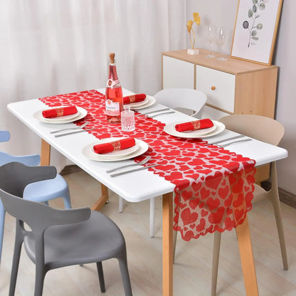 Toalha de mesa para o dia dos namorados, 183x133cm, decoração dia dos namorados
