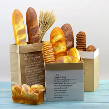 Carregar imagem no visualizador da galeria, Modelo de pão de simulação baguette francesa torradas bagels croissant comida festiva
