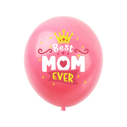 Balões Feliz Dia das Mães 10 peças feliz dia das mães balões de festa temático da mãe