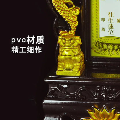 Placa, Doméstica, Ancestral, Incenso Ancestral Hall, PVC Placa doméstica ancestral Incenso