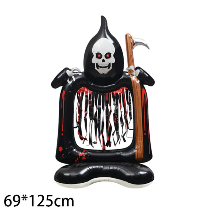 Balões grandes Halloween, conjunto independente balões grandes alumínio, abóbora