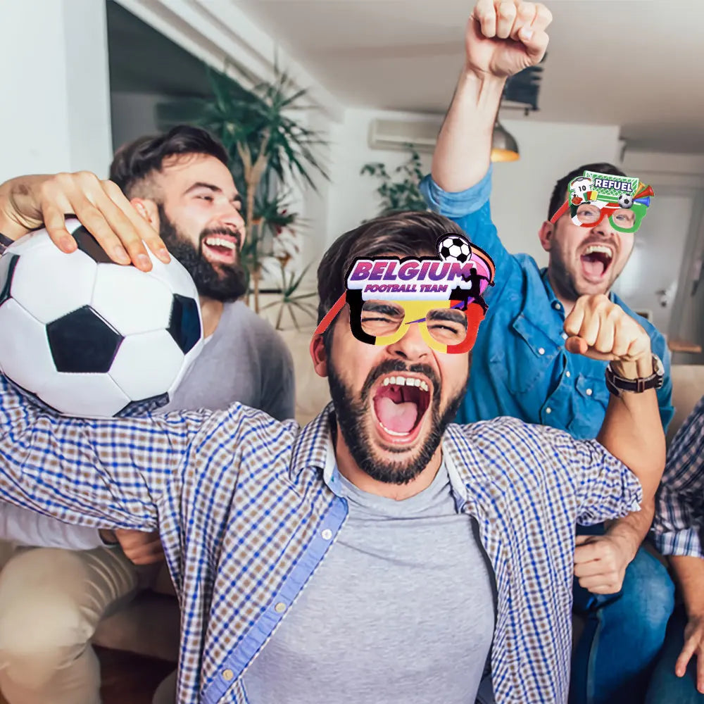 Óculos Copa do Mundo 1 peça óculos lembrancinhas de festa de futebol decorações óculos