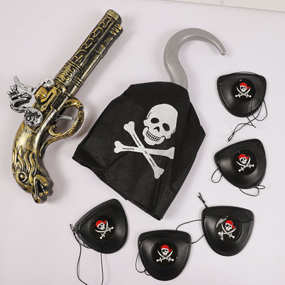 Kit Pirata Fantasia Cosplay Espada E Garrucha Guerreiro Carnaval