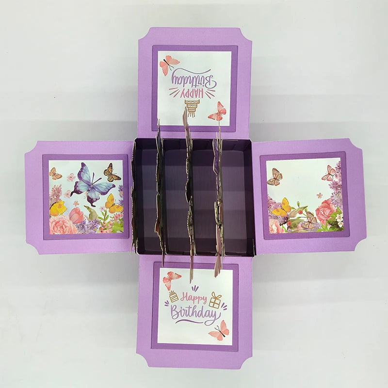 Cartão pop-up floral 3D "Dia das Mães" com envelope – Para aniversários, agradecimento