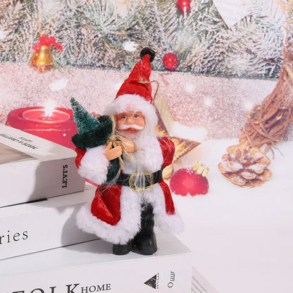 Boneca de Papai Noel, decoração grande de Natal, artesanato, árvore de Natal, ornamentos