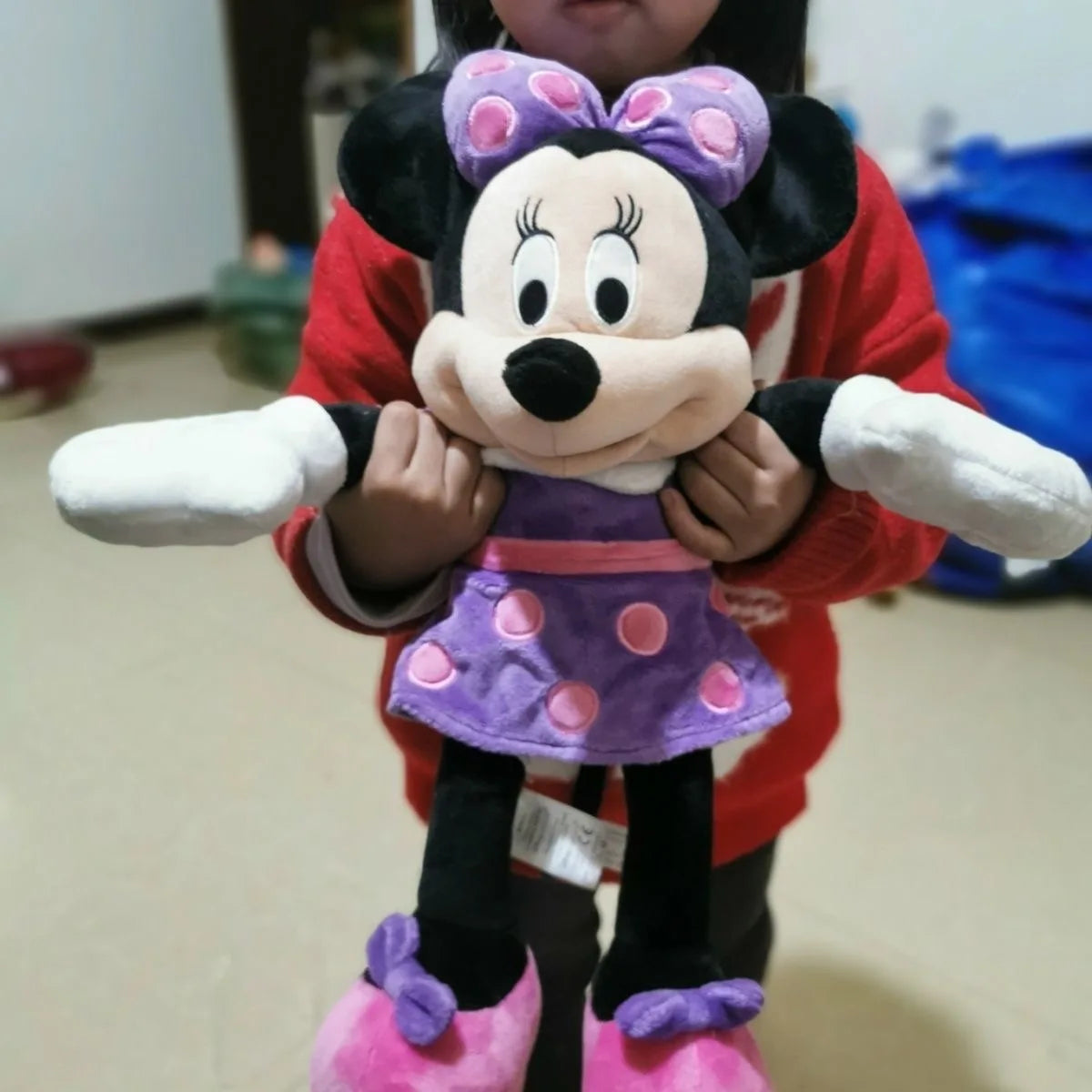 Pelúcia Casal Boneco do Mickey e Boneca da Minnie Rosa 35cm Boneca Minnie Rosa