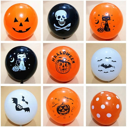 Balões Halloween 15 Peças balões de respingos de sangue de 12 polegadas e Halloween