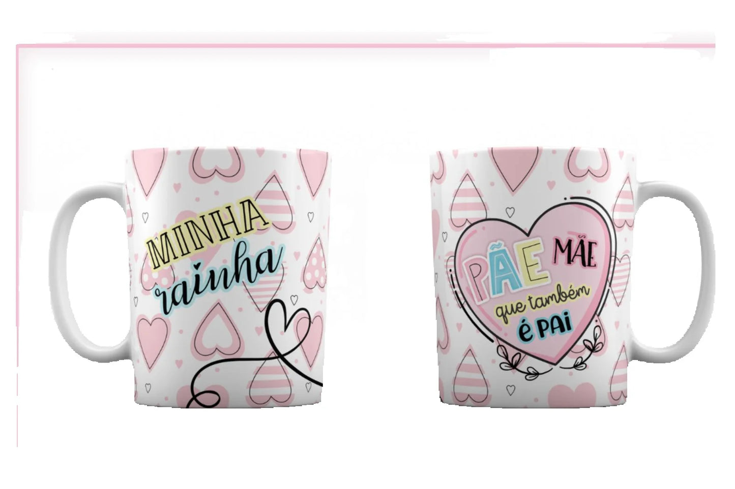 Caneca Personalizada Coleção Pai e Mãe Caneca Dia Das Mães Caneca Da Rainha Amor
