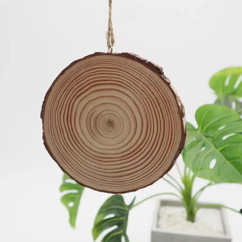 Discos de madeira, 5 peças, discos de tronco de madeira de 4 a 5 cm, círculos de madeira