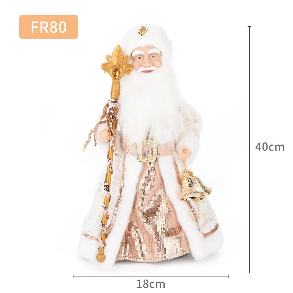 Natal Papai Noel Menino Menina Russa Música Eletrônica Ornamentos Decoração Natal