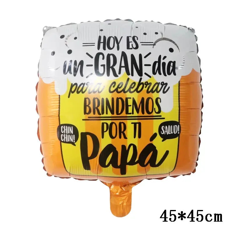 Melhores balões Dia das Mães para o pai, balões para o dia dos pais, balões papel alumínio