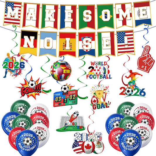 Banner para decoração de festa de futebol mundial, decoração de parede eventos esportivos