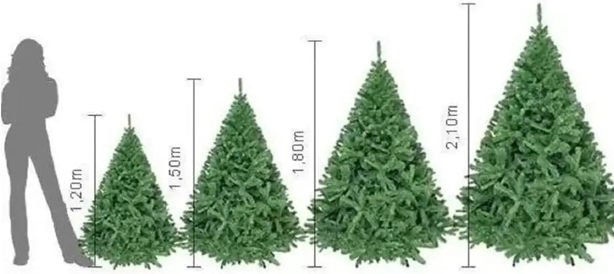 Árvore de Natal Áustria, Verde, 120cm, 220 Galhos