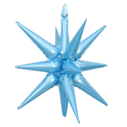 Kit 5 Balão Estrela 14 Pontas Grande 22 Polegadas 67cm. Balão Estrela