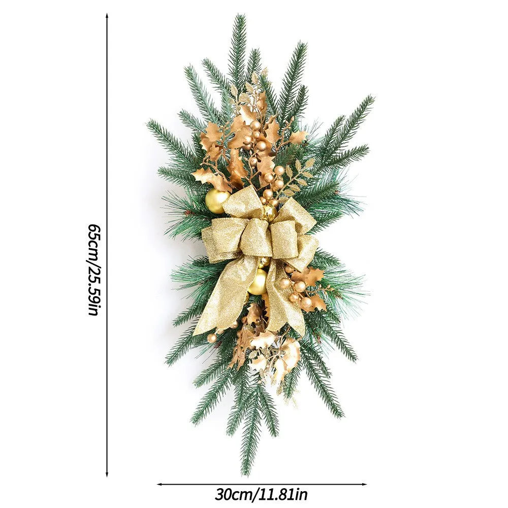 Guirlanda de Natal com luzes, guirlanda de Natal, gota, guirlanda de Natal, guirlanda gota