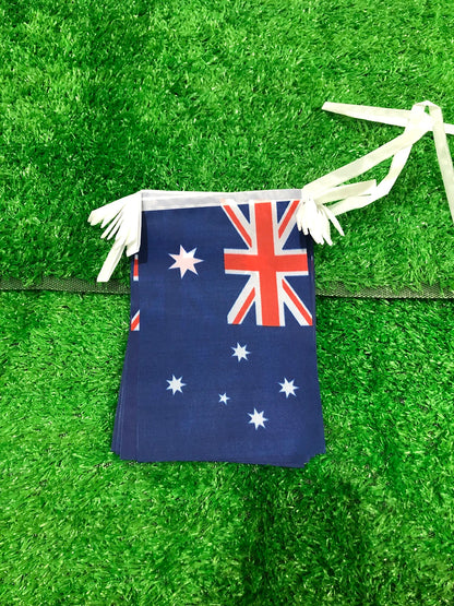 Bandeirinhas Copa do Mundo Cordão de bandeira da Austrália, 50 peças, faixa australiana