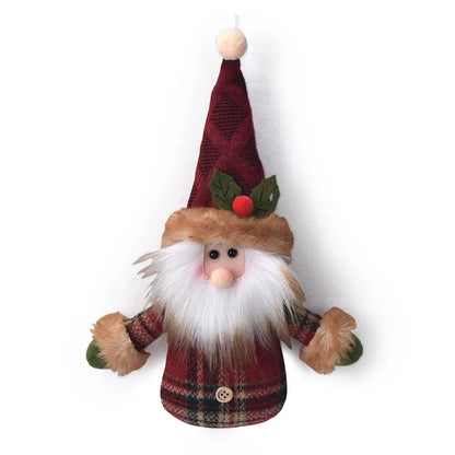 Boneco de Papai Pingente Noel Fofo em Forma de Cervo, Boneca de Natal, Enfeite Pendurar