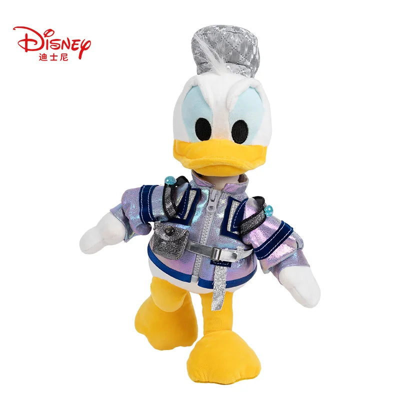 Disney Minnie Mouse Margarida/Pato Donald/Mickey, rosa e preto saia bolinhas pelúcia