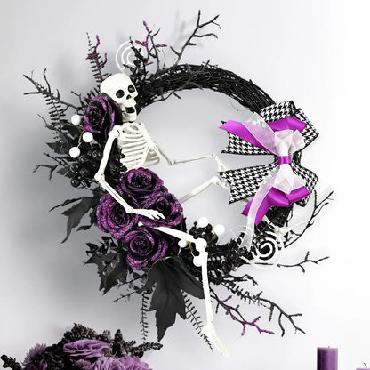 Guirlanda de Halloween com Videiras Roxas, Guirlanda de Halloween com Videiras Roxas