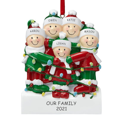 Porta-Retrato Árvore de Natal Enfeite de Natal Personalizado em Formato de Porta-Retrato 7.8cm*7.7cm
