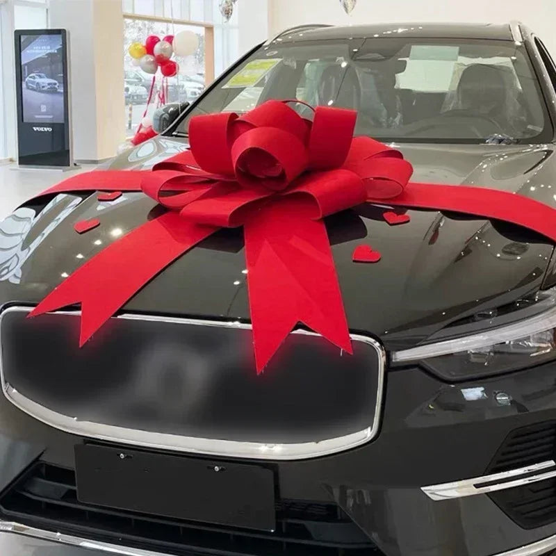 Grande Laço Vermelho De Presente Para Pendurar Carro/Moto/Inauguração, Decoração