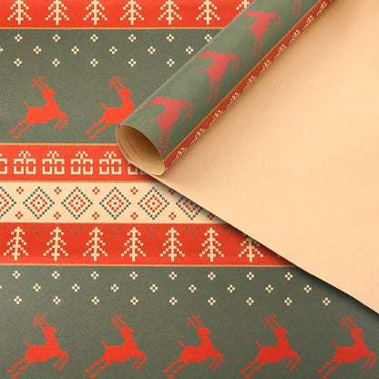 Papel Kraft de Elementos de Natal/de Embrulho de Caixa de Presente Suprimentos Festas
