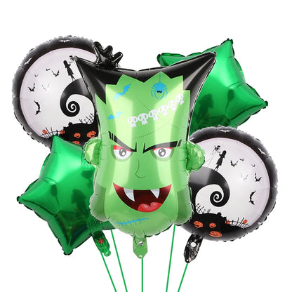 Decoração de balões de Halloween | Decoração de balão de aranha de abóbora Halloween