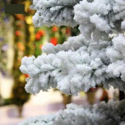 Árvore de Natal Artificial Premium Flocada de Neve Abeto Árvores Decoradas de Natal