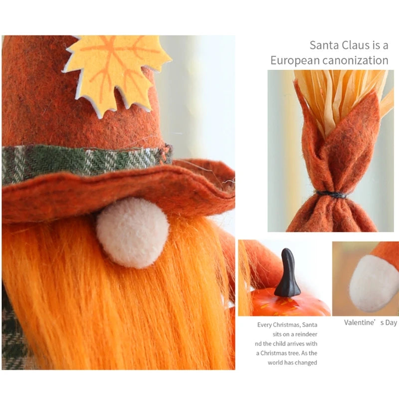 1 Peças Festa Junina decoração de anões de junino, boneca de gnomos de espantalho