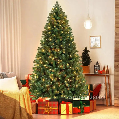 Árvore de Natal artificial de 6 FT com luzes pré-iluminadas, decorações de Natal internas