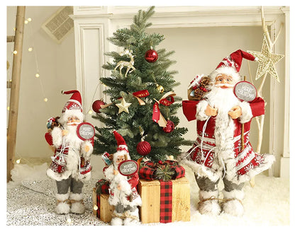 Papai Noel Papai Noel grande de 60cm, decoração de Feliz Natal para Lar, Feliz Ano Novo