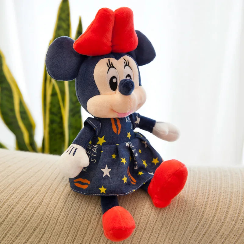 Boneco Mickey e Minnie Pelúcia Macio Estrela Mickey Minnie Bonecos