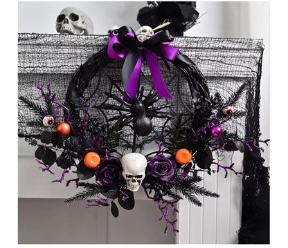 Guirlanda de Halloween com Videiras Roxas, Guirlanda de Halloween com Videiras Roxas