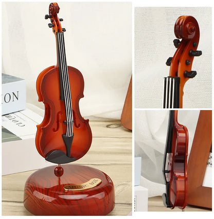 Caixa de música fonógrafo retrô clássico gramofone musical caixa mesa decoração