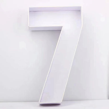 Letras Gigante Moldura para balões, moldura de mosaico de 73 cm, balões reutilizáveis