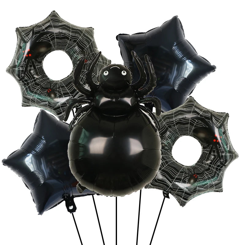Decoração de balões de Halloween | Decoração de balão de aranha de abóbora Halloween